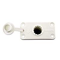 Algopix Similar Product 1 - Scotty 244WH Flush Deck Mount w Rain