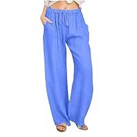 Algopix Similar Product 15 - Linen Pants Women Summer Casual