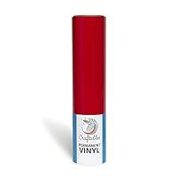 Algopix Similar Product 6 - Craftables Red Vinyl Roll  Permanent