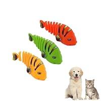 Algopix Similar Product 3 - QITELL Plastic WindUp Wiggle Fish Toys