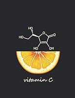 Algopix Similar Product 9 - vitamin C  modecule chemistry notebook