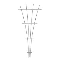 Algopix Similar Product 10 - Panacea 83735 White 72" Wood Fan Trellis