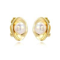 Algopix Similar Product 20 - QLYOVWE Pearl Clip on Earrings for