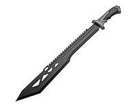 Algopix Similar Product 7 - 25" Black Macho Machete with Sheath