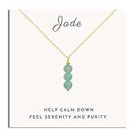 Algopix Similar Product 18 - SmileBelle Jade Necklace for Women