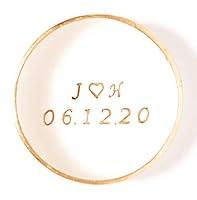 Algopix Similar Product 19 - Personalized Engagement Ring Dish