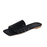 Algopix Similar Product 12 - LVJIAN black sandals for women girls