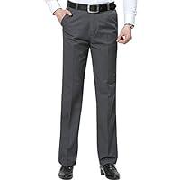Algopix Similar Product 2 - Mens 4Way Stretch Solid Gab Slim Fit