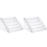 Algopix Similar Product 10 - Kihor Acrylic Spice Rack Tiered Spice