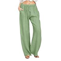 Algopix Similar Product 5 - Linen Pants Women Summer Casual