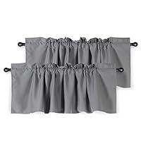 Algopix Similar Product 7 - LoomLuxe 2 Pack Solid Blackout Curtain