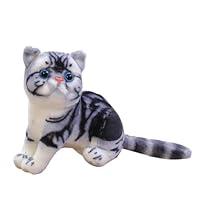 Algopix Similar Product 12 - Plush Animal Toys Lifelike Cat Plush