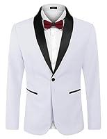 Algopix Similar Product 3 - COOFANDY Mens Slim Fit Tuxedo Jacket