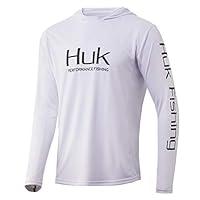 Algopix Similar Product 1 - Huk Mens Icon X Hoodie  Fishing Shirt