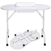 Algopix Similar Product 13 - Yaheetech Folding Manicure Table
