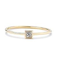 Algopix Similar Product 7 - TousiAttar Solitaire Princess Ring 