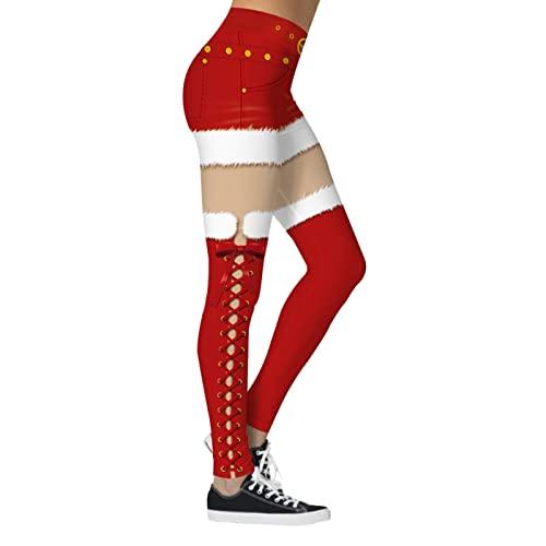 Best Deal for Women's Christmas Custom Pant Santa Snowman Party Leggings