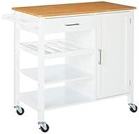 Algopix Similar Product 18 - Merax Storage Cart Mobile Kitchen