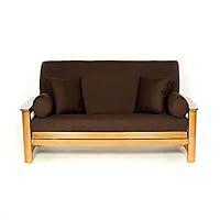 Algopix Similar Product 11 - LS COVERS BROWN FULL FUTON COVER Full