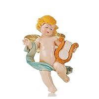 Algopix Similar Product 6 - Holyart Angel with Blue Lyre 7cm