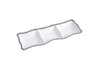 Algopix Similar Product 17 - 3Section Serving Piece Porcelain with