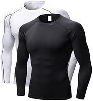 Algopix Similar Product 3 - Mens Compression Shirts Long Sleeve