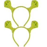 Algopix Similar Product 12 - CGD 2Pcs Halloween Green Ogre Ears