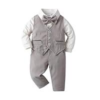 Algopix Similar Product 9 - IDOPIP Baptism Christening Outfits for