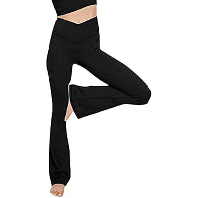 Wide Leg Yoga Pants for Women Loose Comfy Flare Sweatpants with