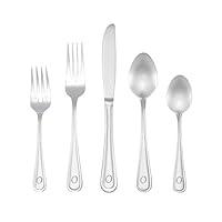 Algopix Similar Product 18 - RiverRidge 46Pc Monogrammed Flatware