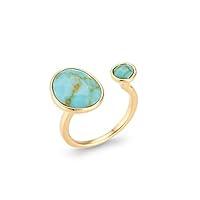 Algopix Similar Product 6 - Double Stone Blue Simulated Turquoise