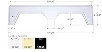Algopix Similar Product 4 - ICON FS310A Tandem Fender Skirt Polar