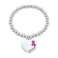 Algopix Similar Product 8 - Blank Pink Ribbon Cancer Survivor