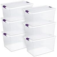 Algopix Similar Product 16 - Sterilite 6Pack ClearView Latch Box