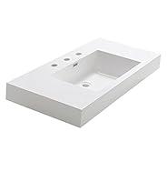 Algopix Similar Product 3 - Fresca Mezzo 40 White Integrated