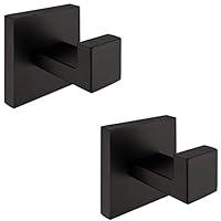 Algopix Similar Product 18 - Nolimas 2 Pack Matte Black Towel Hook