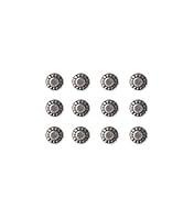 Algopix Similar Product 4 - Silver Decorative Round Metal Studs 