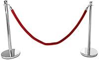 Algopix Similar Product 18 - Red Velvet Rope Stanchion Crowd Barrier