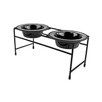 Algopix Similar Product 20 - Platinum Pets Double Diner Feeder with