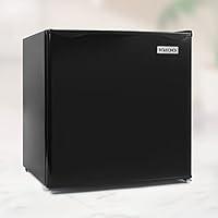 Kismile Mini Fridge with Freezer,3.2 Cu.Ft Compact Mini Refrigerator with Double 2 Door,Adjustable Temperature,Full Size for Home,Kitchen,Dorm