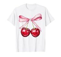 Algopix Similar Product 2 - Coquette Bows with cherries Cute