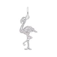 Algopix Similar Product 9 - Sterling Silver Flamingo Charm