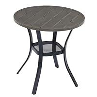 Algopix Similar Product 1 - VICLLAX Small Round Patio Table All