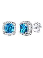 Algopix Similar Product 20 - Bestyle Blue Topaz CZ Stud