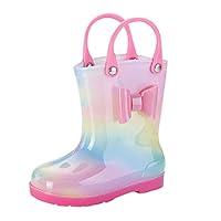 Algopix Similar Product 10 - Children Shoes Rain Boots Cartoon