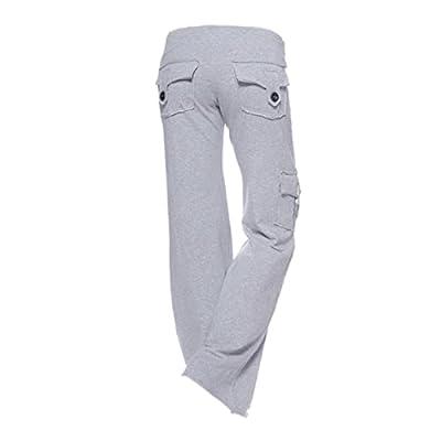 Womens Baggy Sweatpants Gray Joggers for Women Relaxed Fit pockets