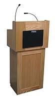 Algopix Similar Product 17 - Wireless Oxford Lectern in Mahogany