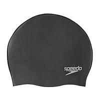 Algopix Similar Product 18 - Speedo Plain Moulded Swim Hat One Size
