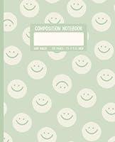 Algopix Similar Product 1 - Composition Notebook Wide Ruled Cute