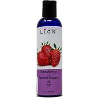 Algopix Similar Product 10 - Lick Strawberry Flavored Massage Oil